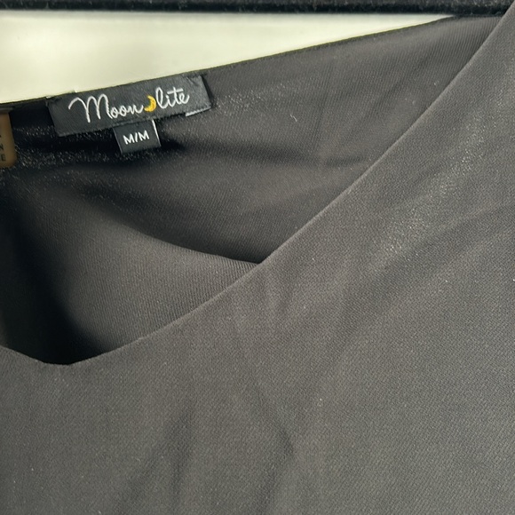 Black Mini Dress - silk top w/ sequined skirt embellishment - Picture 4 of 5